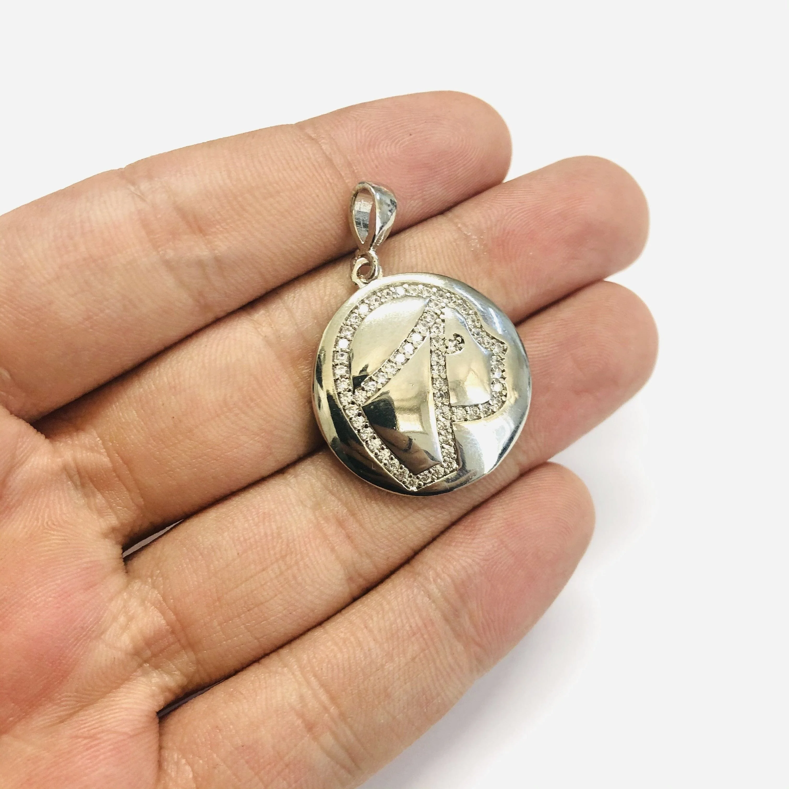 Rhodium Plated Brass Zodiac Horoscope Sign, Constellation Medallion Pendant, Celestial Astrology Charm for Necklace Jewelry Making - Image 4