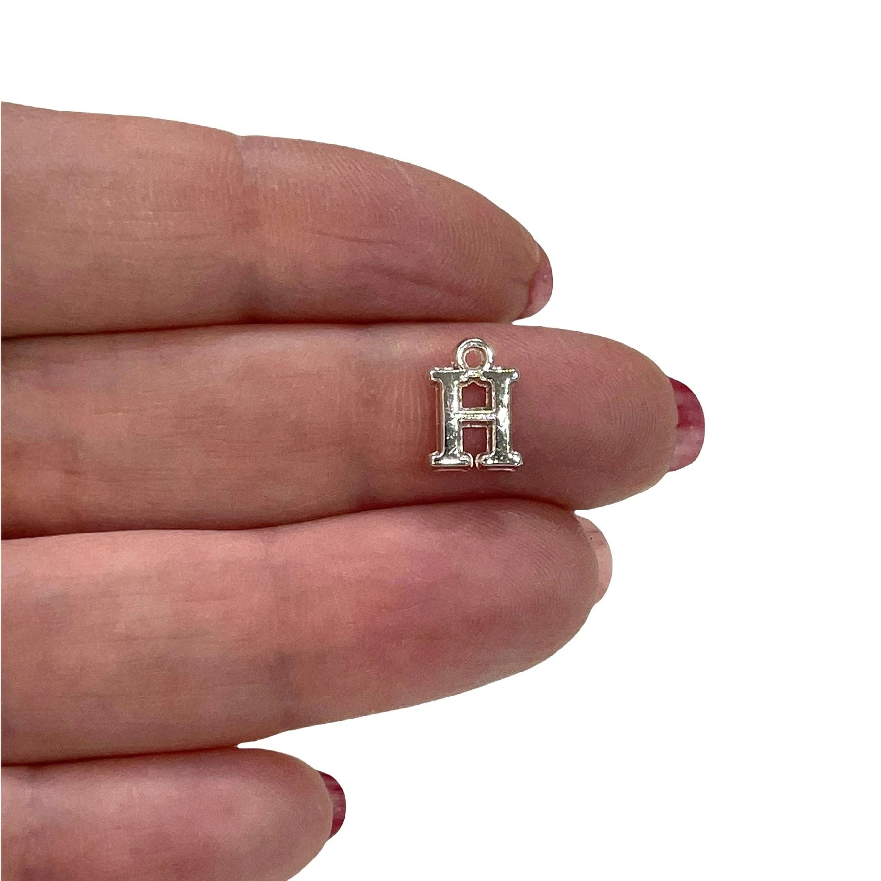 Silver Plated Brass Initial Charms - Image 9
