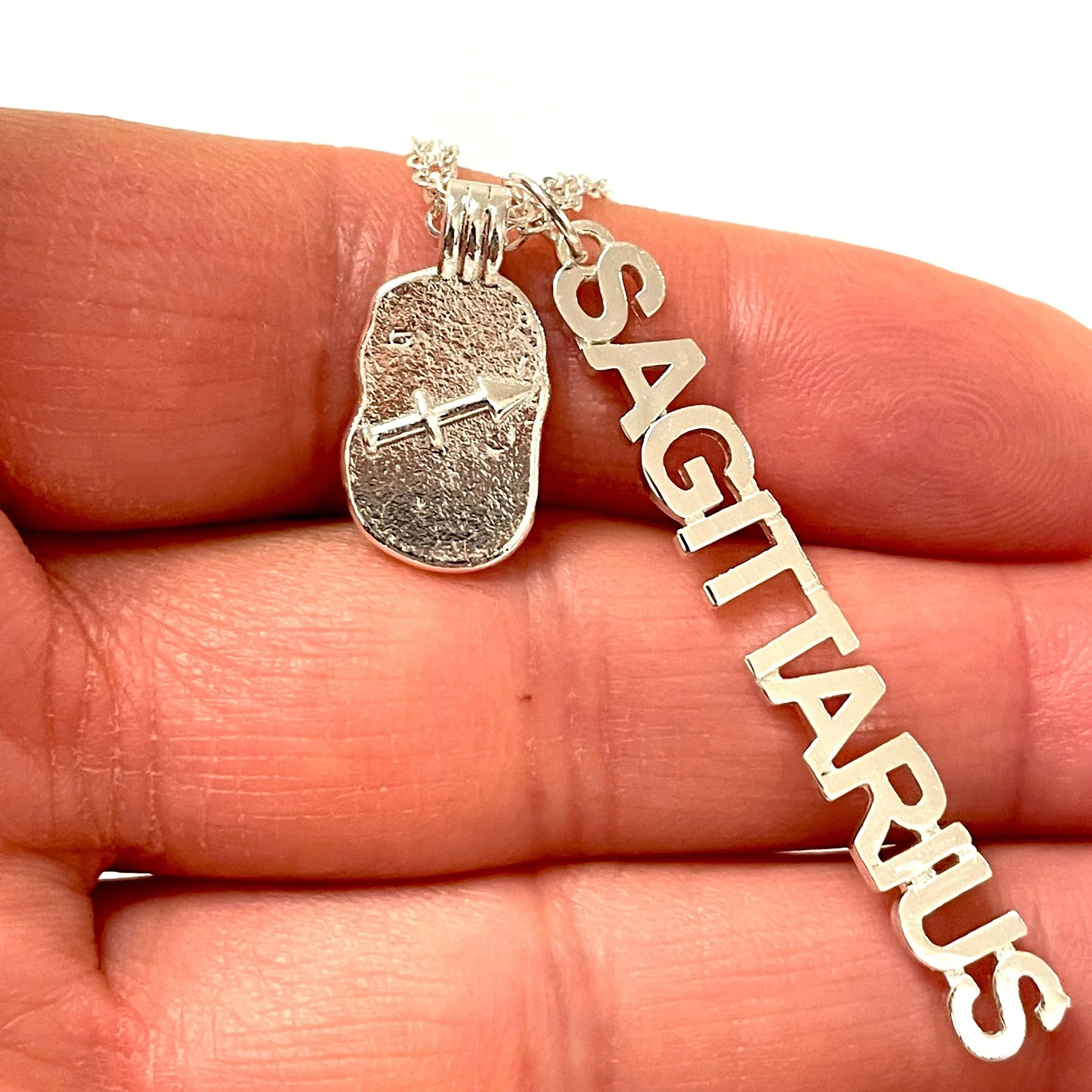 Silver Plated Brass Zodiac Horoscope Sign, Constellation Medallion Pendant,Celestial Astrology Charm-Chain&Jump Rings Not Included - Image 10