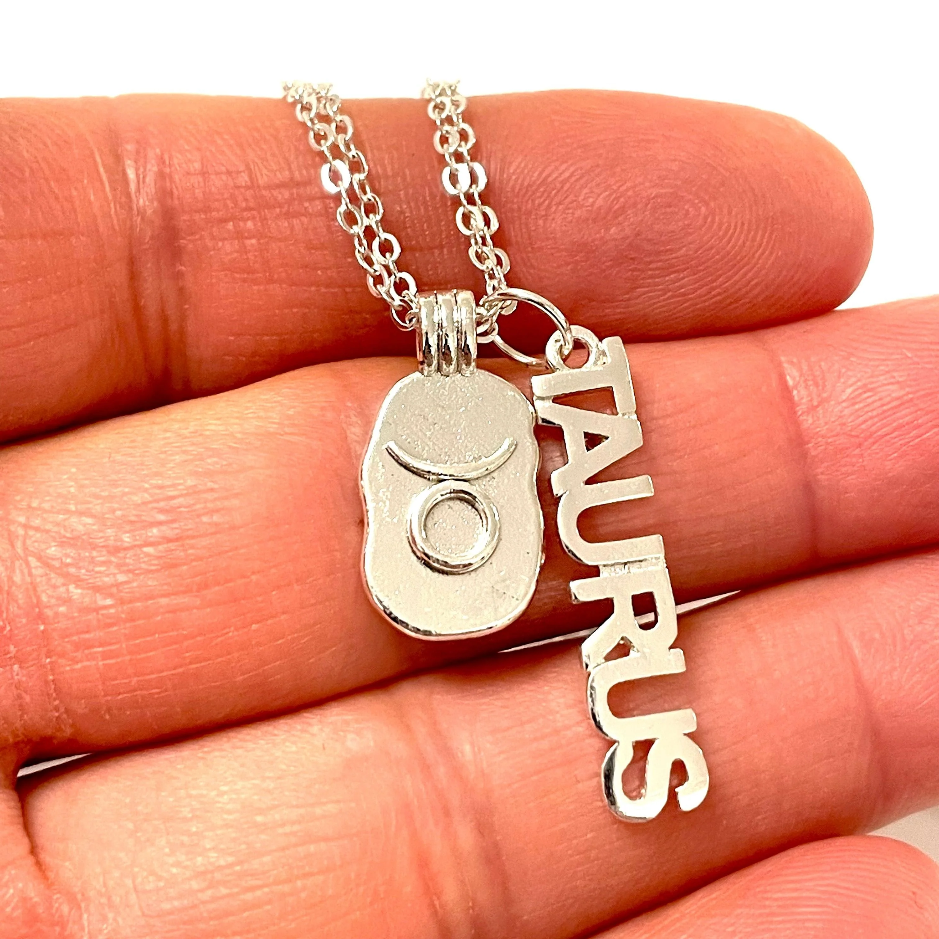 Silver Plated Brass Zodiac Horoscope Sign, Constellation Medallion Pendant,Celestial Astrology Charm-Chain&Jump Rings Not Included - Image 24
