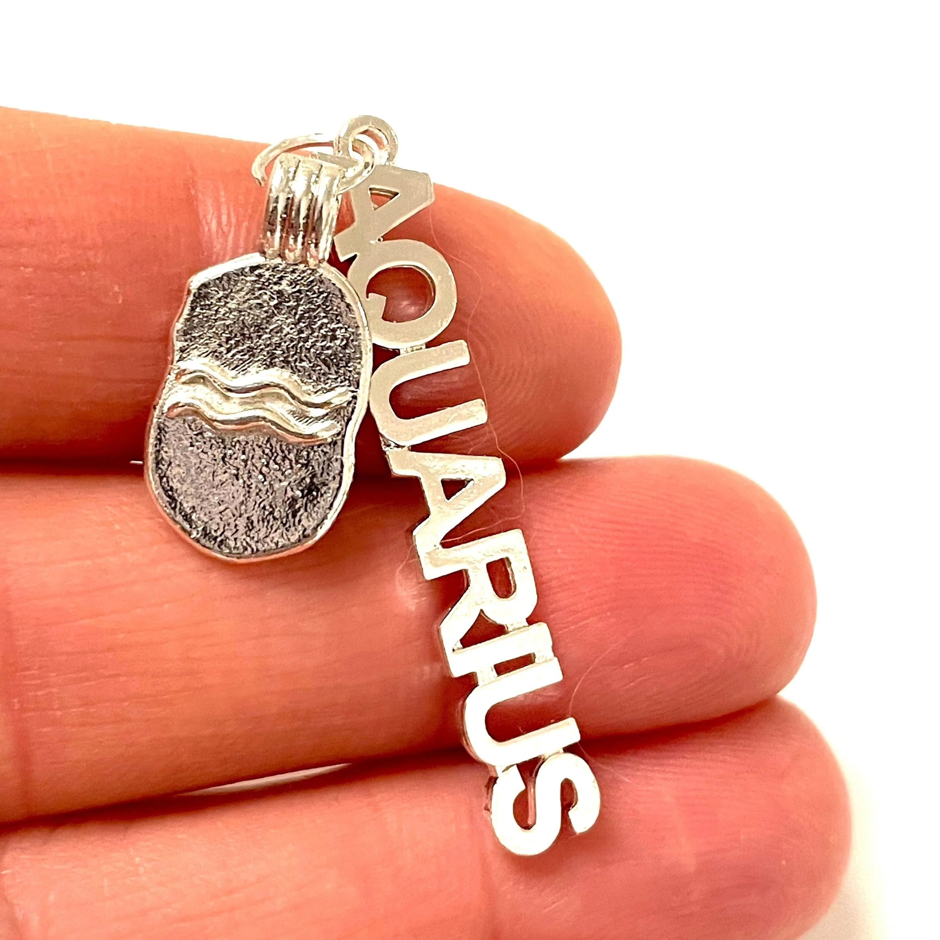 Silver Plated Brass Zodiac Horoscope Sign, Constellation Medallion Pendant,Celestial Astrology Charm-Chain&Jump Rings Not Included - Image 5