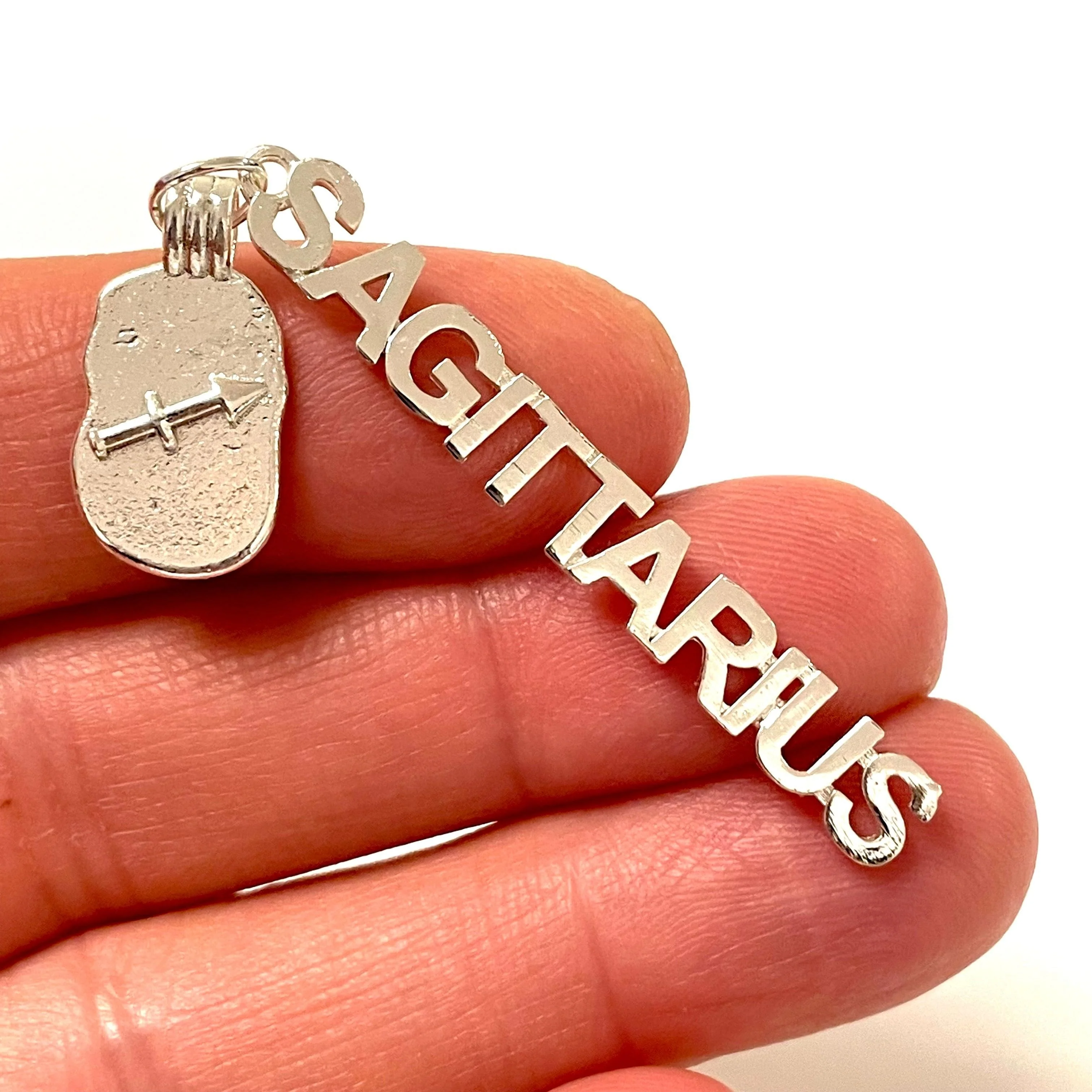 Silver Plated Brass Zodiac Horoscope Sign, Constellation Medallion Pendant,Celestial Astrology Charm-Chain&Jump Rings Not Included - Image 7